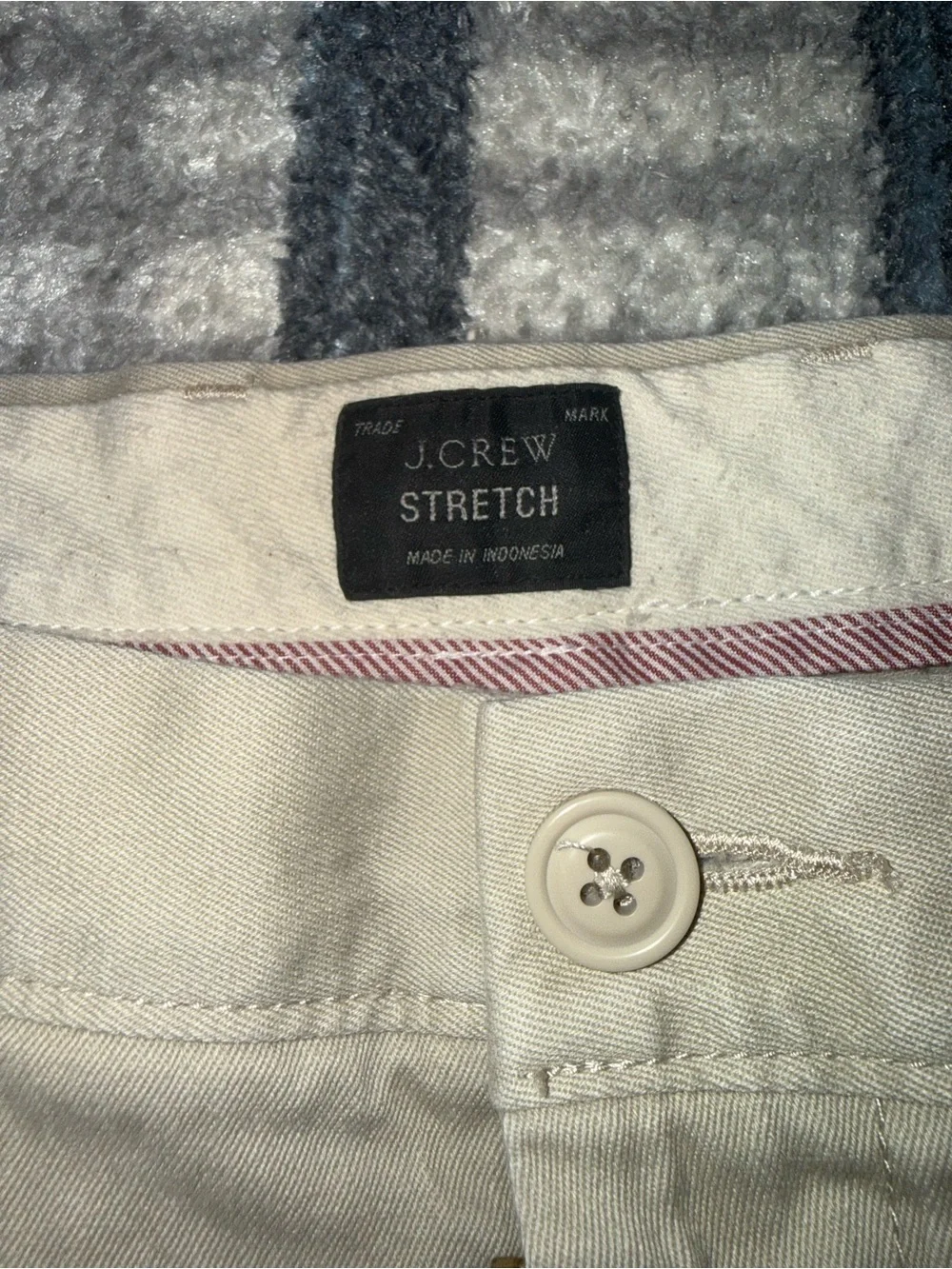 J.Crew Stretch Men's Classic Tan Khaki Chino Pants Size 32x32 Cotton Casual